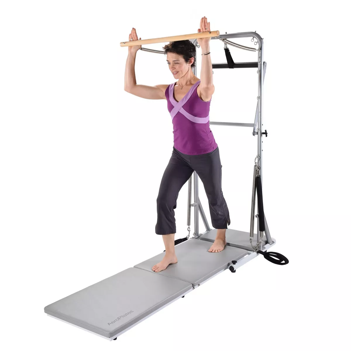 AeroPilates Precision Cadillac Studio Tower - Silver Gray