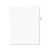 Avery-Style Legal Exhibit Side Tab Dividers 1-Tab Title H Ltr White 25/PK 01408