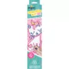 Leisure Arts Sparkle Art Diamond Paint Kit 10.63"X10.63"-Uni-Kitty Pink