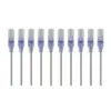 Monoprice SlimRun Cat6A Ethernet Patch Cable - Network Internet Cord - RJ45, Stranded, UTP, Pure Bare Copper Wire, 30AWG, 6in, Gray, 10-Pack