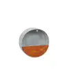 Evergreen 8-inch Galvanized Metal Circle Wall Planter