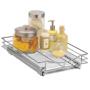 Lynk Professional Slide Out Cabinet Organizer - Pull Out Under Cabinet Sliding Shelf - 11