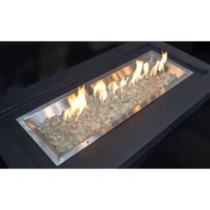 Recycled Fire Pit Fire Glass - Clear - AZ Patio Heaters