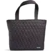 Fit & Fresh Metro Quilted Tote with Lunch Compartment - Black