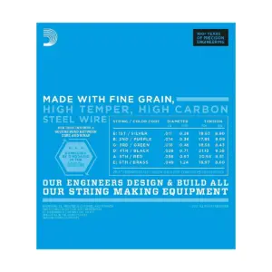 D'Addario EXL115BT Balanced Tension Medium Electric Guitar Strings - Single Pack