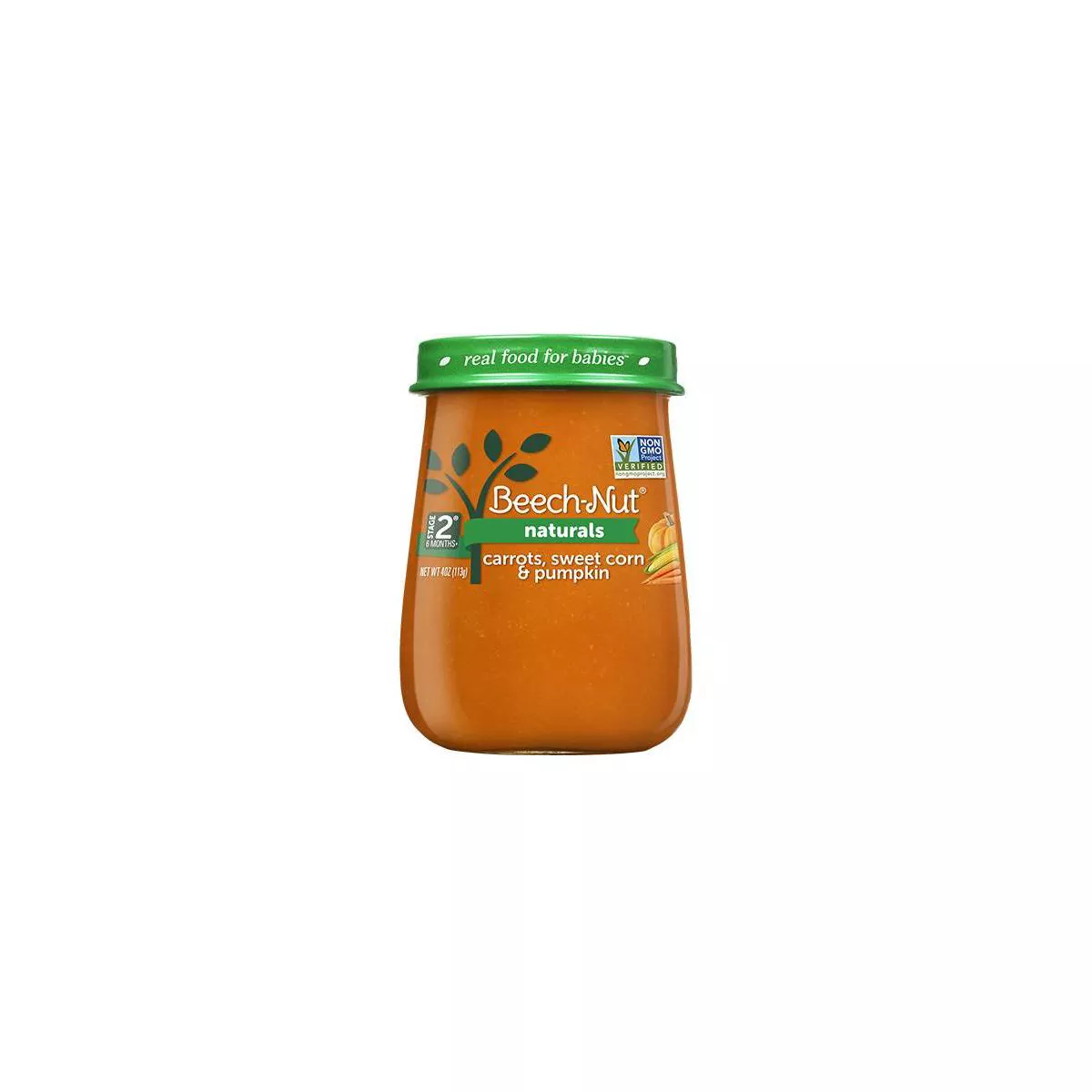 Beech-Nut Naturals Carrots, Sweet Corn & Pumpkin Baby Food Jar - 4oz