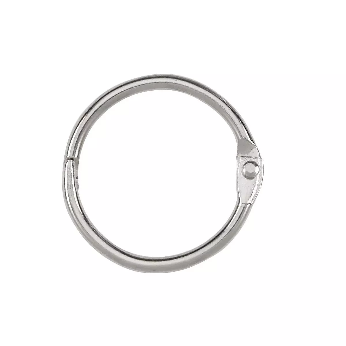 Acco Metal Book Rings 1" Diameter 100 Rings/Box 72202