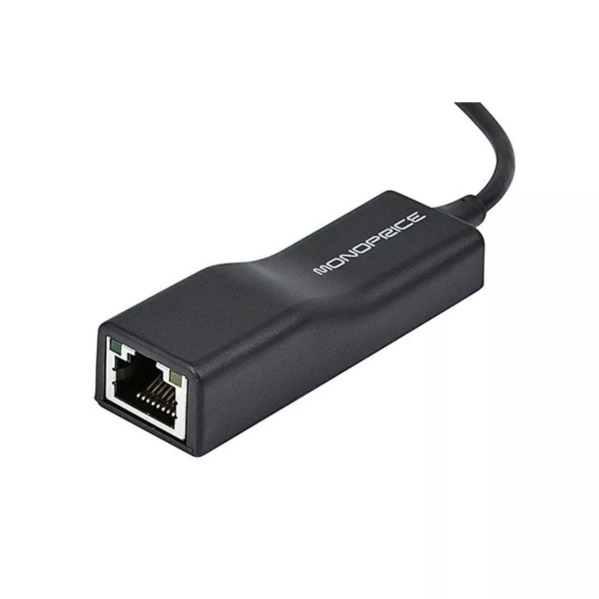 Monoprice Low Power USB 2.0 Fast Ethernet Adapter For PC, Mac Desktop Or Laptop Computer, Supports Full & Half-Duplex Operations