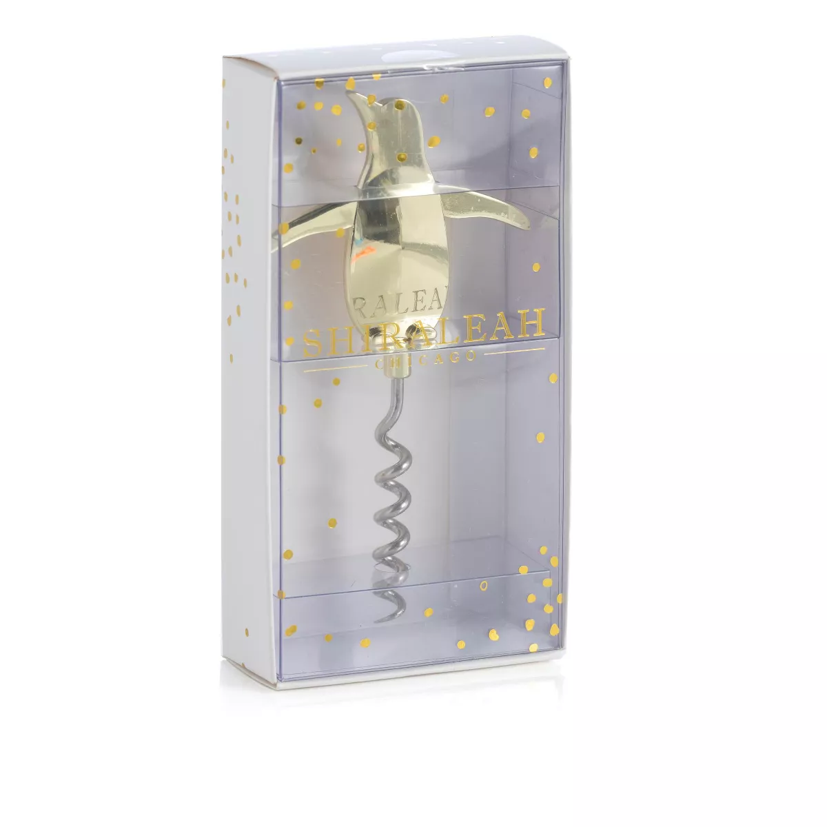 Penguin Corkscrew - Gold - Shiraleah