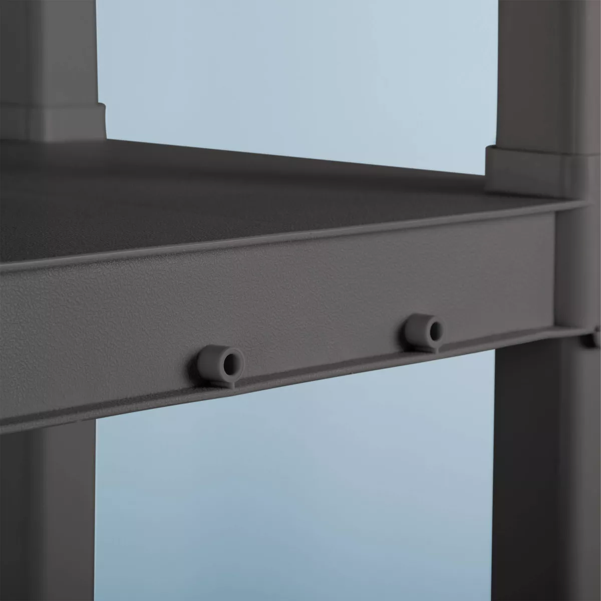 Sterilite 4-Shelf Storage Unit Gray