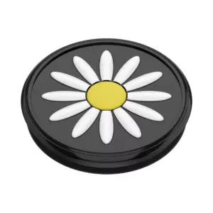 PopSockets PopGrip Cell Phone Grip & Stand - Festival Daisy Black