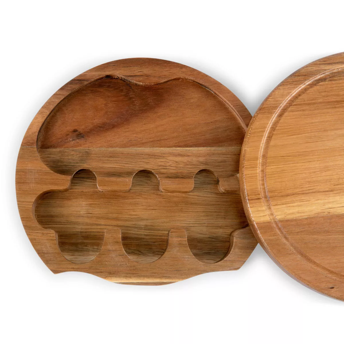 Acacia Round Cheese Board Set - Picnic Time