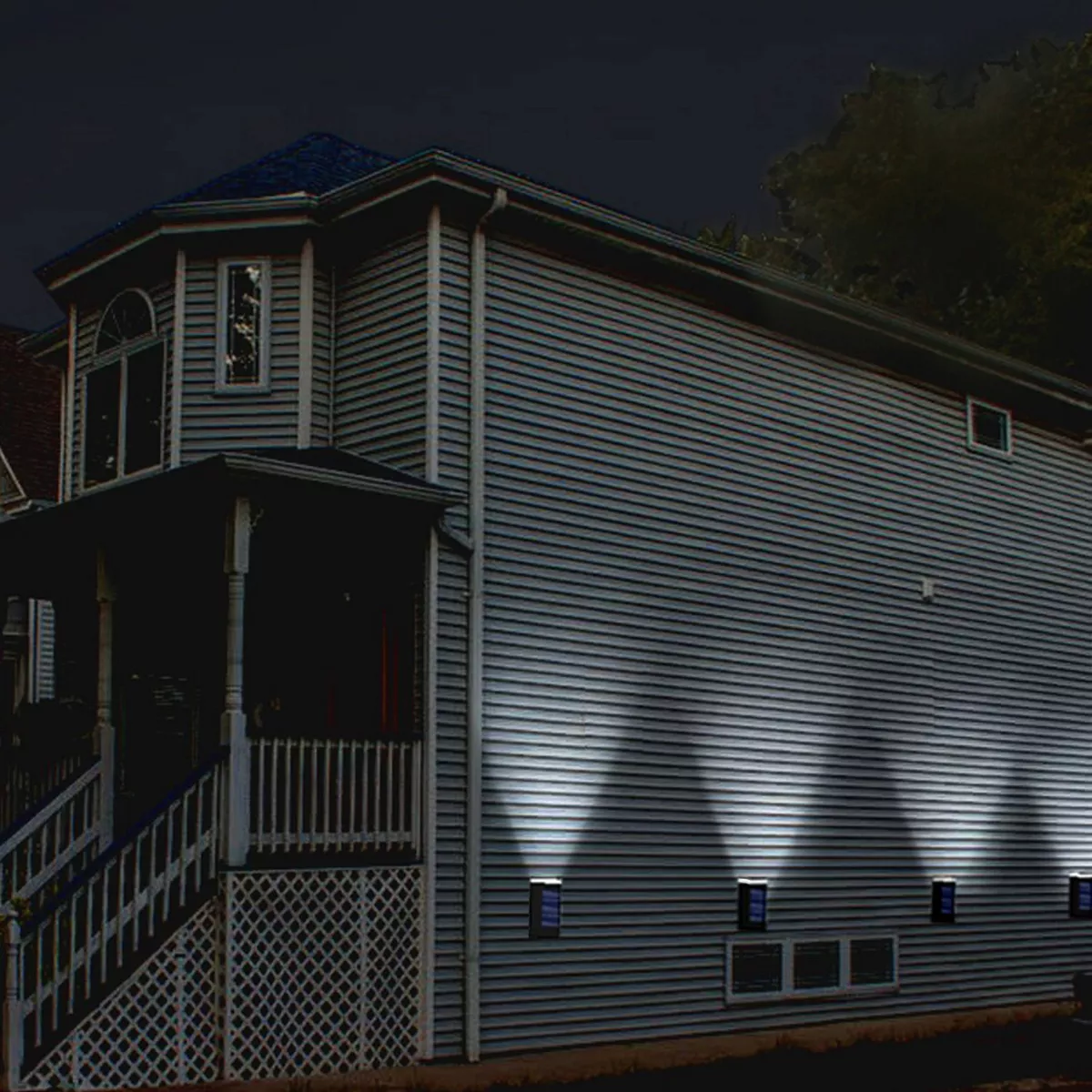 LED Solar Single Direction Solar Outdoor Wall Light - Techko Kobot