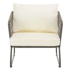 Benjin 4pc Living Set - Gray/White - Safavieh