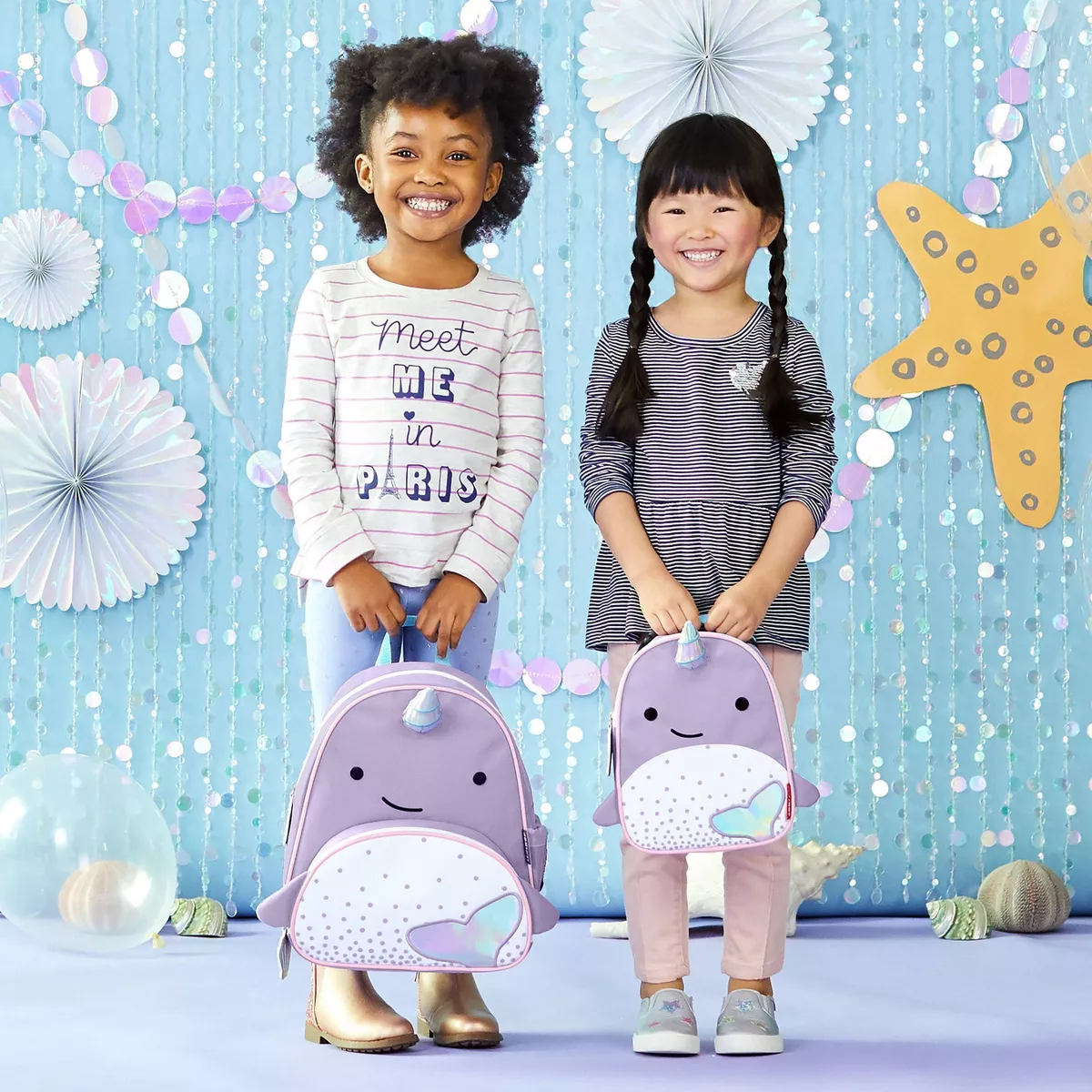 Skip Hop Zoo Little Kids' & Toddler Insulated Lunch Bag - Narwhal