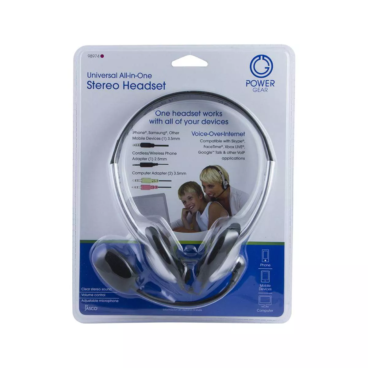 Power Gear Universal All-in-One Stereo Wired Headset