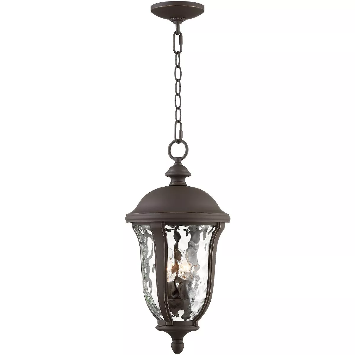 John Timberland Traditional Outdoor Ceiling Light Hanging Bronze 20