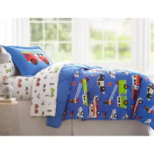 5pc Twin Heroes Microfiber Bed in a Bag - WildKin