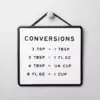 Kitchen Conversions Wall Sign Black/White - Hearth & Hand™ with Magnolia