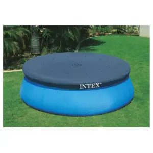 Intex 9.3 Foot Easy Set Above Ground Swimming Pool Debris Vinyl Round Cover