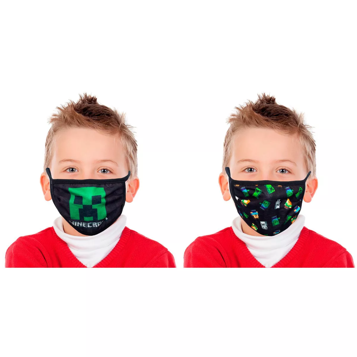 Minecraft Boys' Face Covering - 2pk