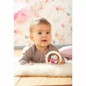 HABA Guardian Angel Natalie Wooden Clutching Toy & Teether (Made in Germany)