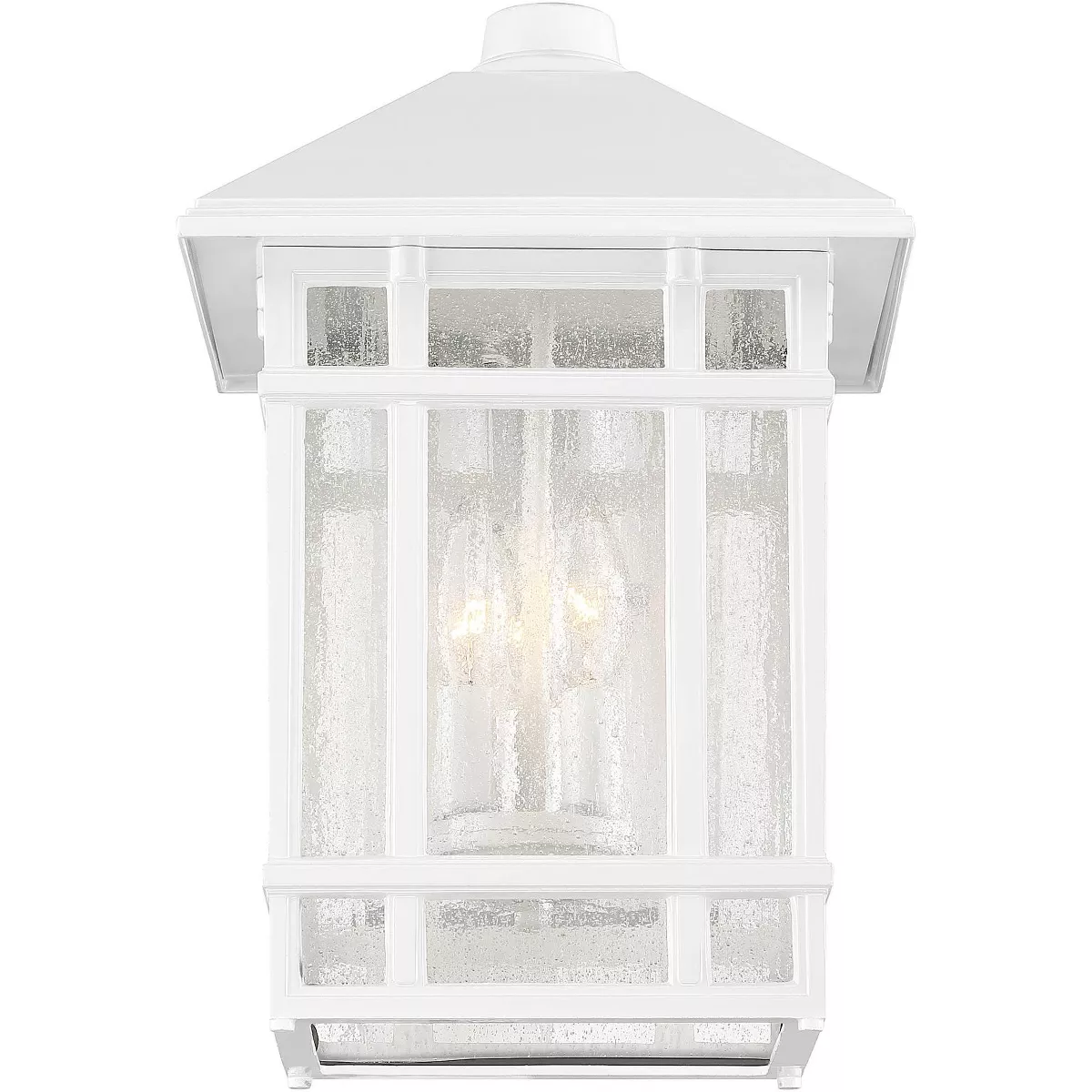 Kathy Ireland J du J Sierra Craftsman 15" High White Outdoor Wall Light