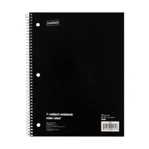 Staples 1 Subject Notebook 8