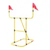 HearthSong Football and Disc Target Kick 'n Toss Set for Kids' Outdoor Active Play
