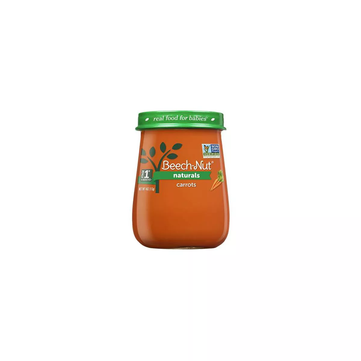 Beech-Nut Naturals Carrots Baby Food Jar - 4oz