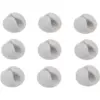 Advantus Cable Clip CableDrop Mini 4/5"Wx4/5"Lx2/5"H 9/PK White BLUCDMWH