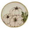 Tabletop 12.0" Fall Harvest Round Platter Autumn Pumpkins Ganz - Serving Platters