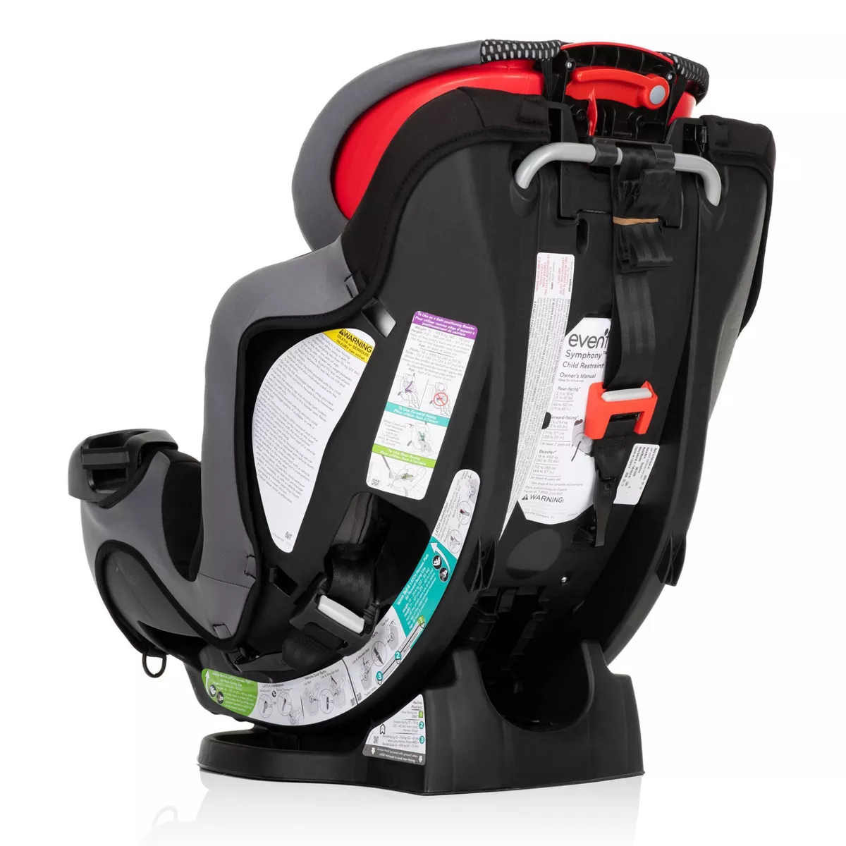 Evenflo Symphony Sport All-in-One Convertible Car Seat Freeflow - Olympus