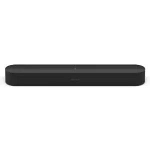 Sonos Beam Compact Smart Sound Bar with Flexson TV Mount Attachment (Black)