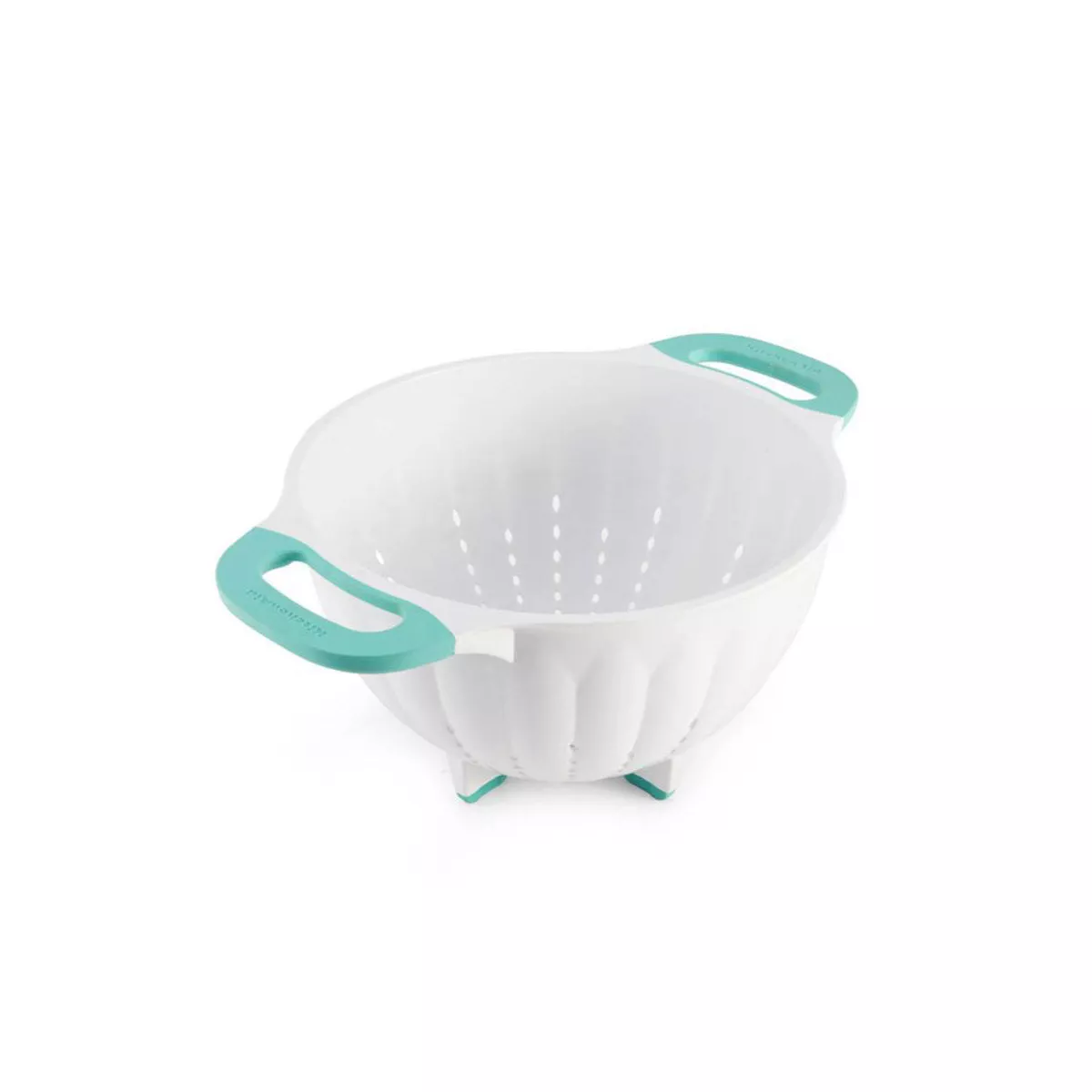 KitchenAid 5qt Colander White/Aqua Sky