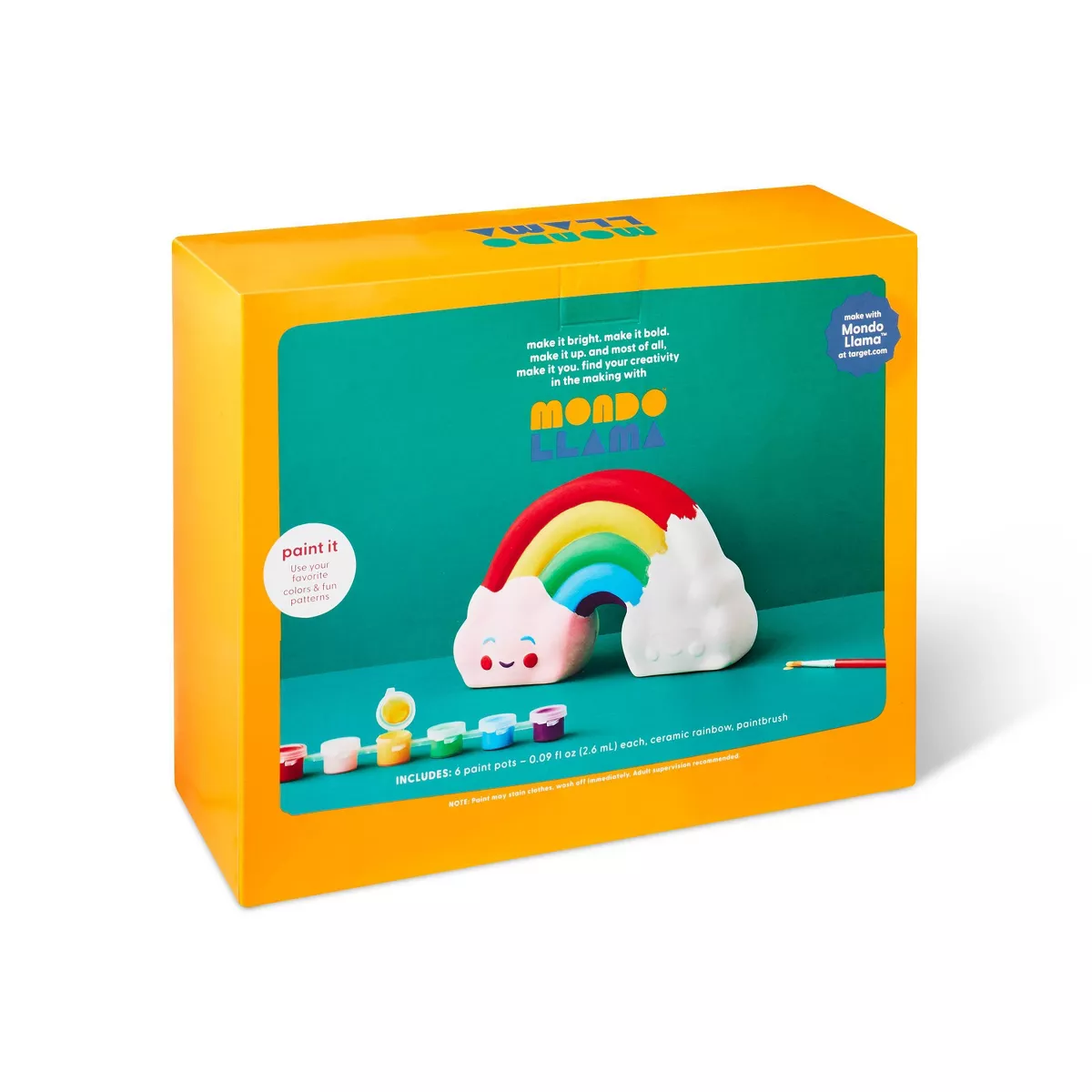 Paint-Your-Own Ceramic Rainbow Kit - Mondo Llama™