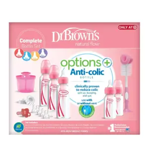 Dr. Brown's Options+ Baby Bottle Gift Set - Pink