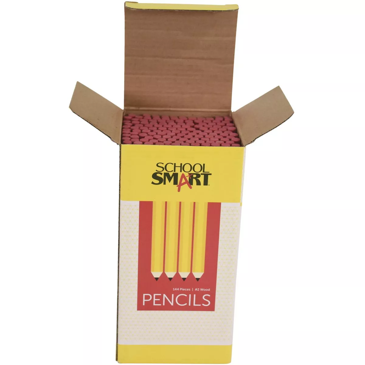 School Smart Hexagonal Pencils, No 2, pk of 144