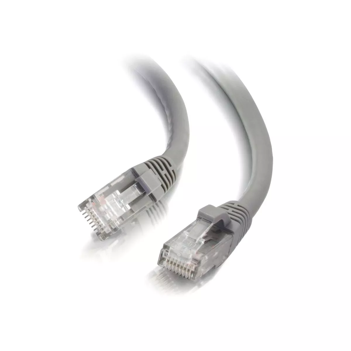 C2G-75ft Cat6 Snagless Unshielded (UTP) Network Patch Cable - Gray - Category 6 for Network Device - RJ-45 Male - RJ-45 Male - 75ft - Gray