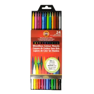 Progresso Woodless Colored Pencils 24ct - Koh-I-Noor