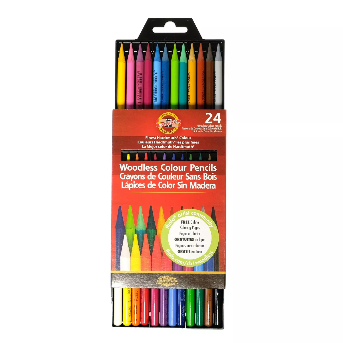 Progresso Woodless Colored Pencils 24ct - Koh-I-Noor