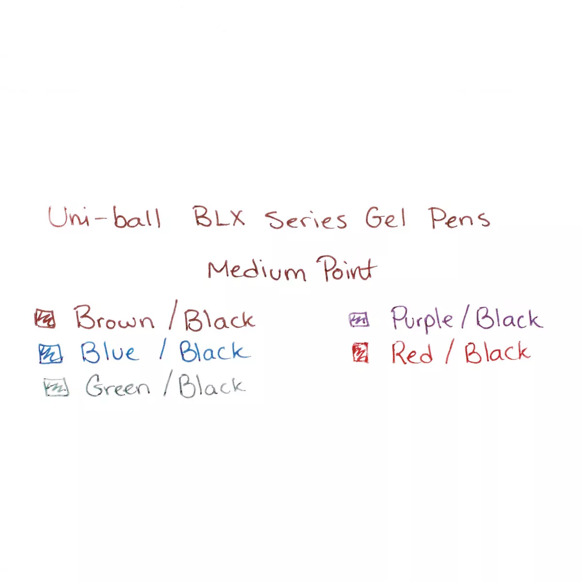 uni-ball 207 BLX Series Gel Pen .7 mm Blue/Black 1837931