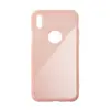 BasAcc Criss-Cross Patterned Designed Protective Back Case Compatible with Apple iPhone X, Pink