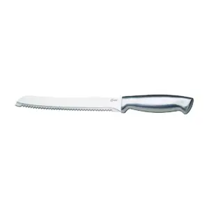 Oster Baldwyn 14 Piece Stainless Steel Cutting Kitchen Knife Cutlery Set with Swivel Block Holder and Knife Sharpener, Brushed Satin