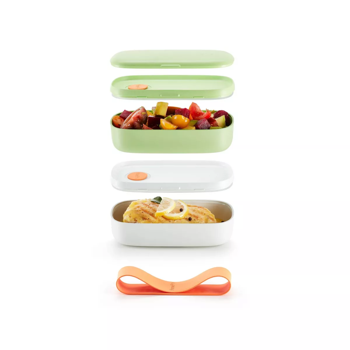 Lekue Lunchbox To Go - Citrus