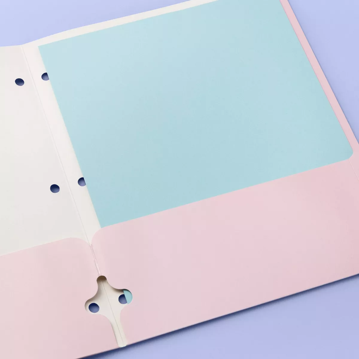 More Than Magic™ 2 Pocket Flocking Paper Folder Girl Talk -