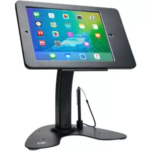 CTA Digital Dual Security Kiosk Stand Ipad And Ipad Air Black - 9.7