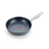 T-fal Endurance Collection Metal Spatula Safe Platinum Nonstick 12" Fry Pan, Black