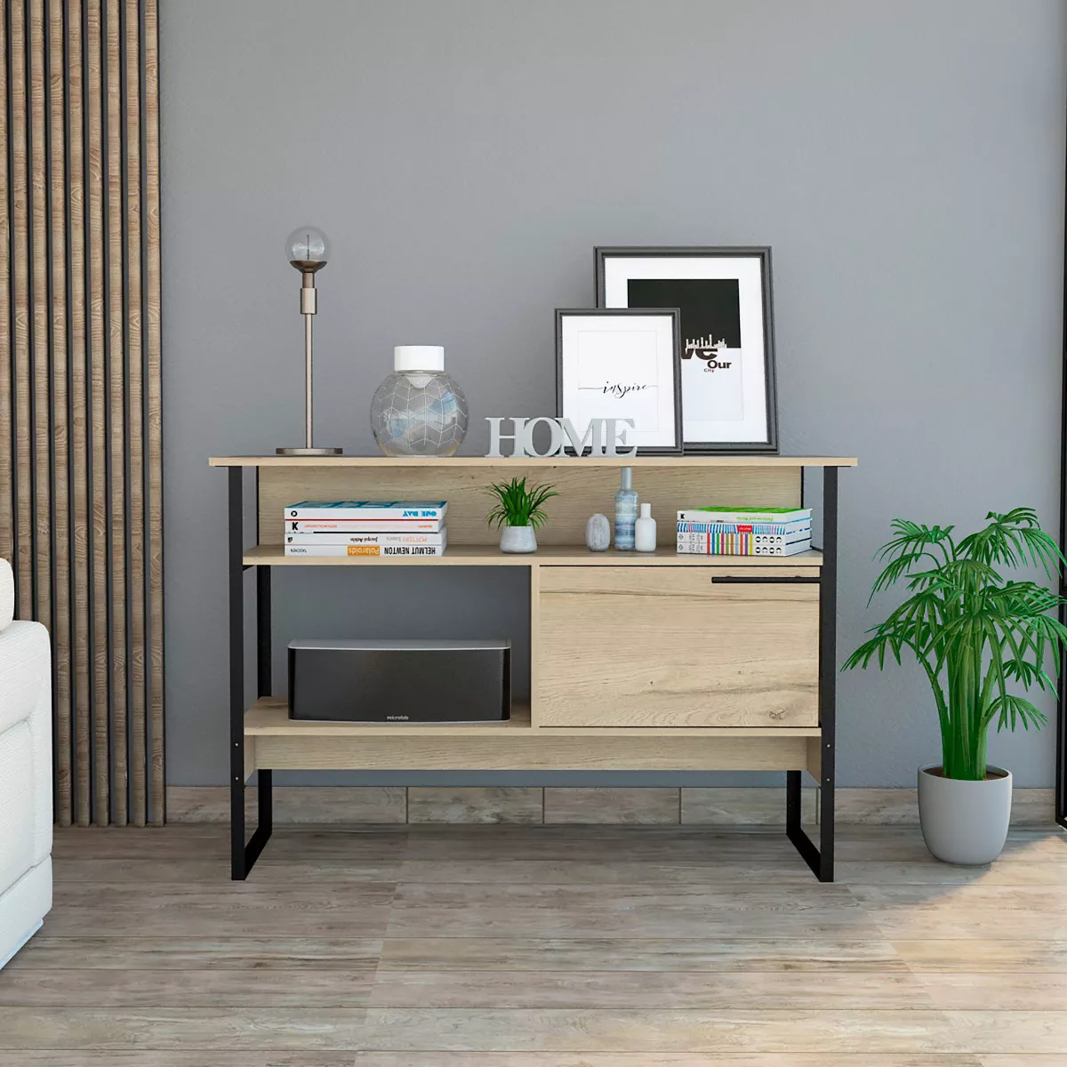 Emery Sideboard Cabinet Light Wood - RST Brands