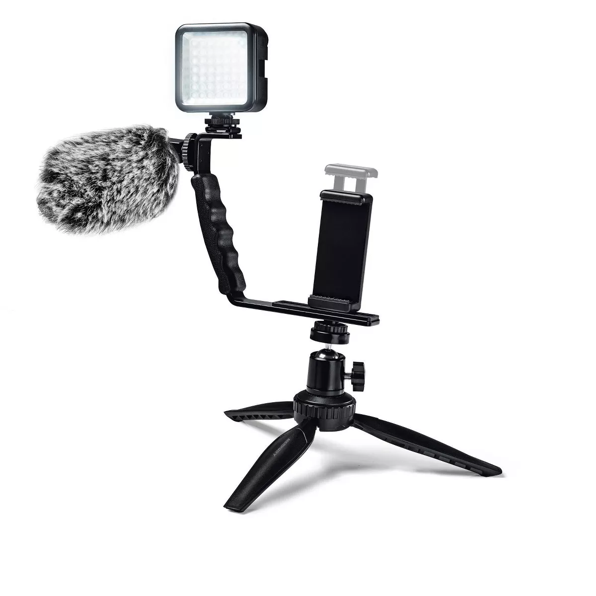 Merkury 6 PC Vlogging Kit with Bluetooth Remote